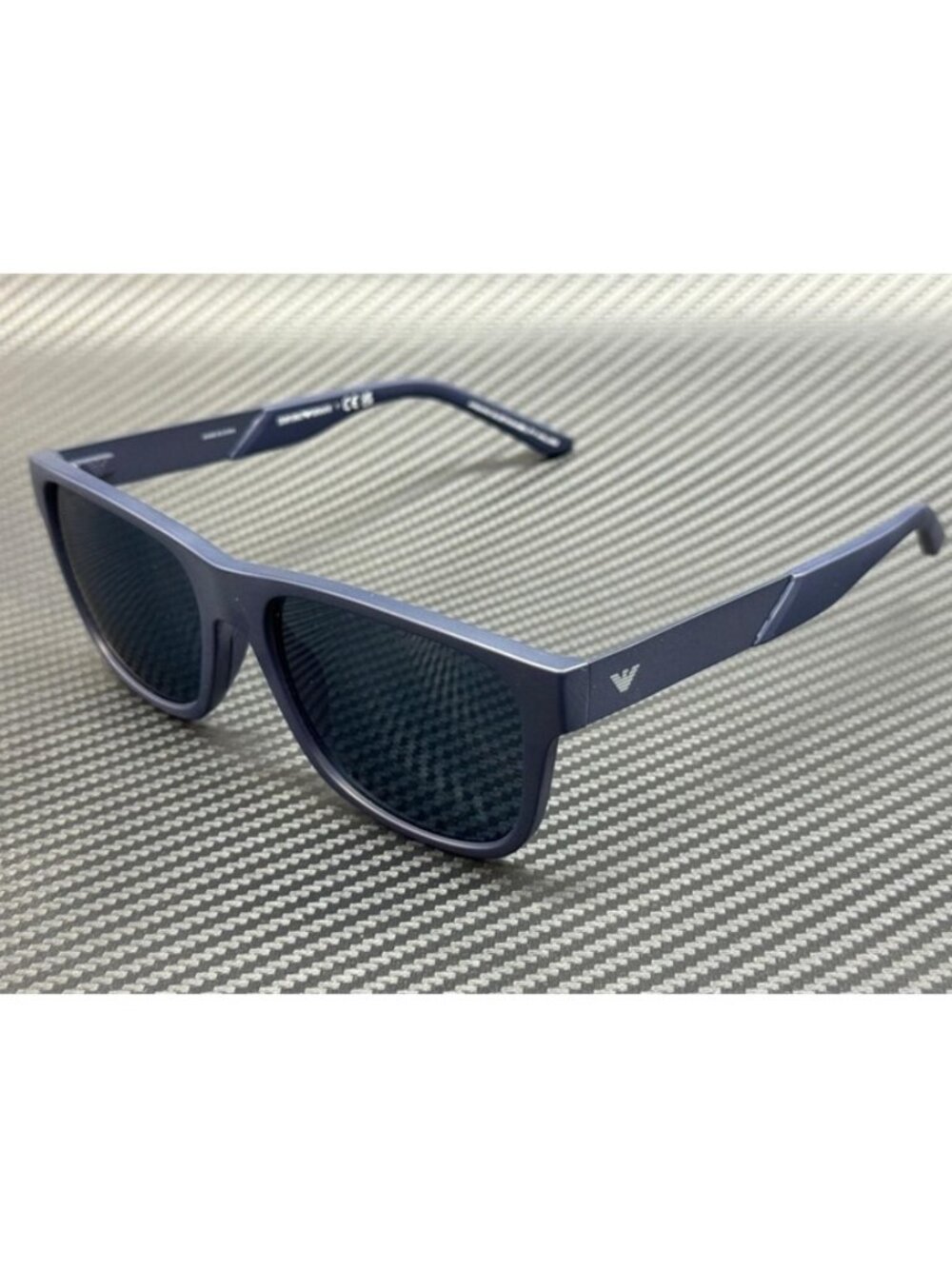 New Emporio Armani Men Matte Blue Sunglasses 56-18-145